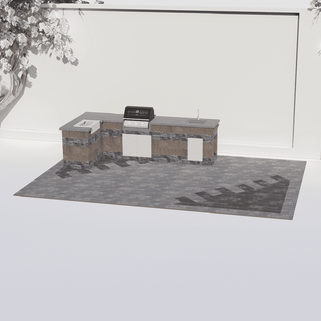 Outdoor Kitchen 4044 - 4.32 x 6.40 m